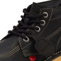 Kickers Bottes En Cuir Bleu Marine/Naturel Kick Hi Core Pour Hommes