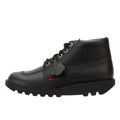 Kickers Kick Hi Bottes pour les jeunes d'école en cuir noir