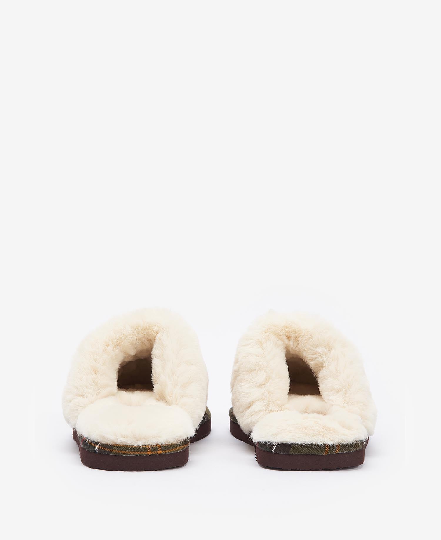 Barbour Claudia Chaussons Marron En Suédine Pour Femme