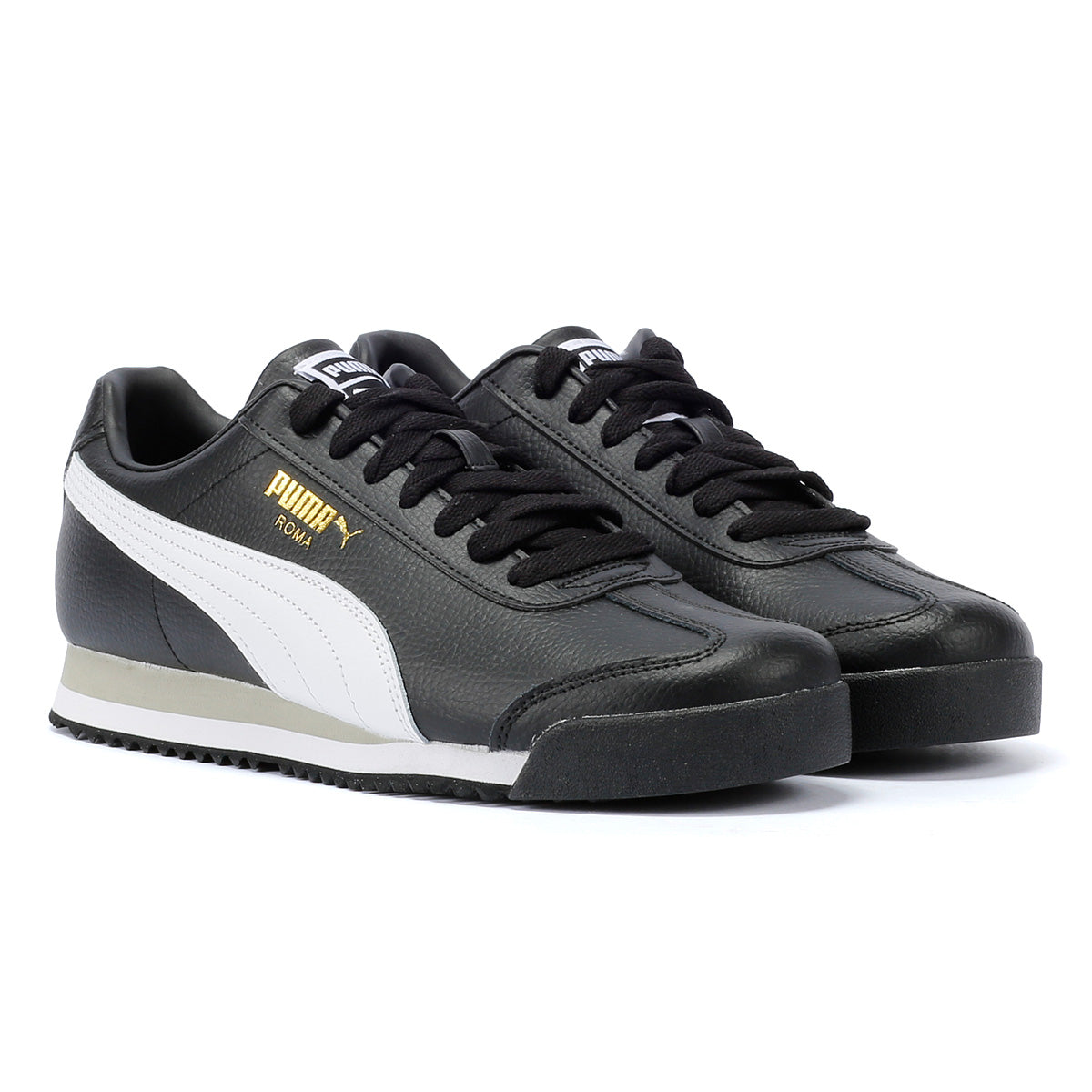 Puma Roma Standard Baskets Noires/Blanches