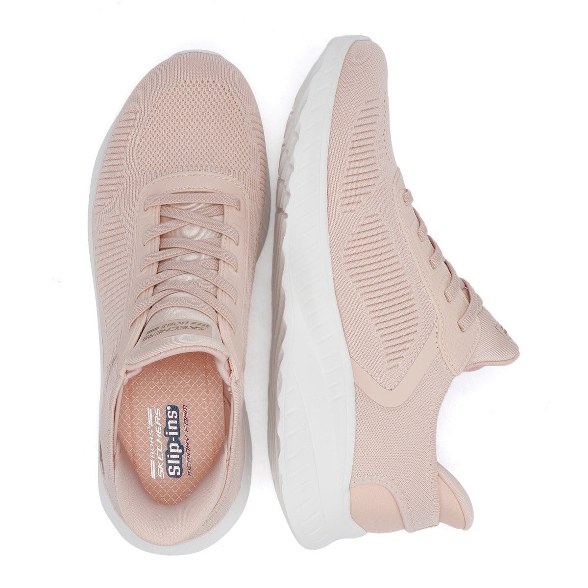 Skechers BOBS Squad Chaos Baskets Roses Pour Femmes