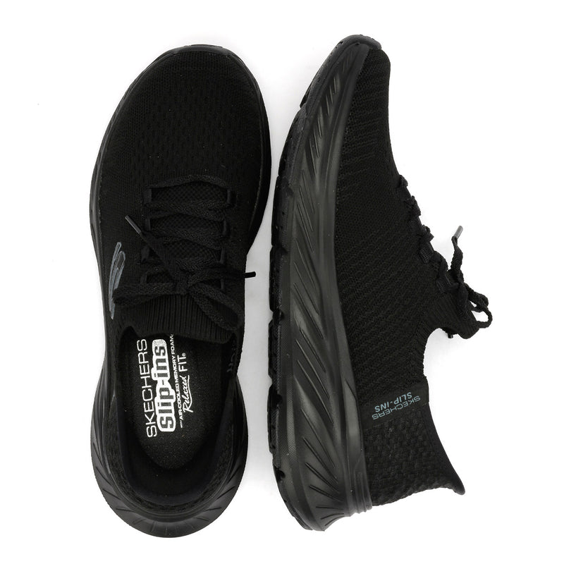 Skechers Slip-ins Edgeride Baskets Noires Pour Femmes