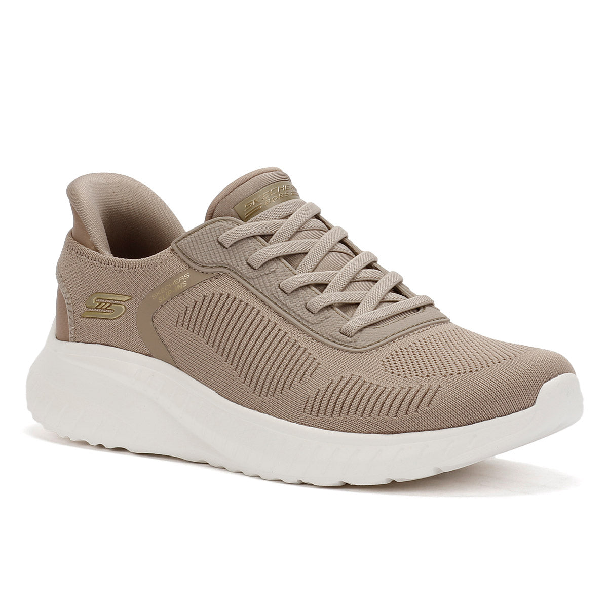 Skechers BOBS Squad Chaos Chaussures De Sport Beige Pour Femmes