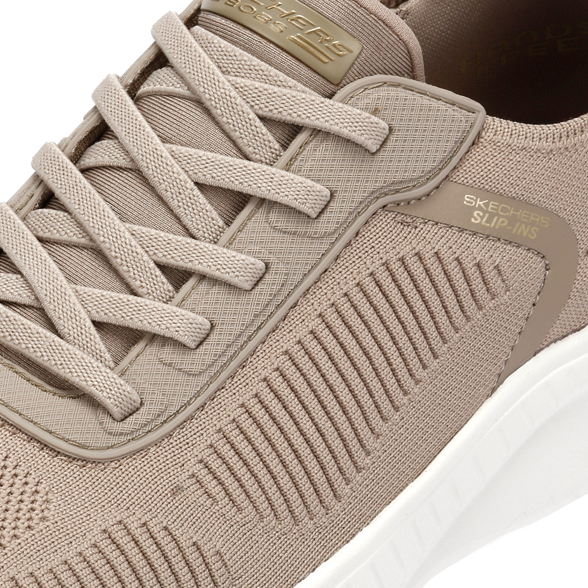 Skechers BOBS Squad Chaos Chaussures De Sport Beige Pour Femmes