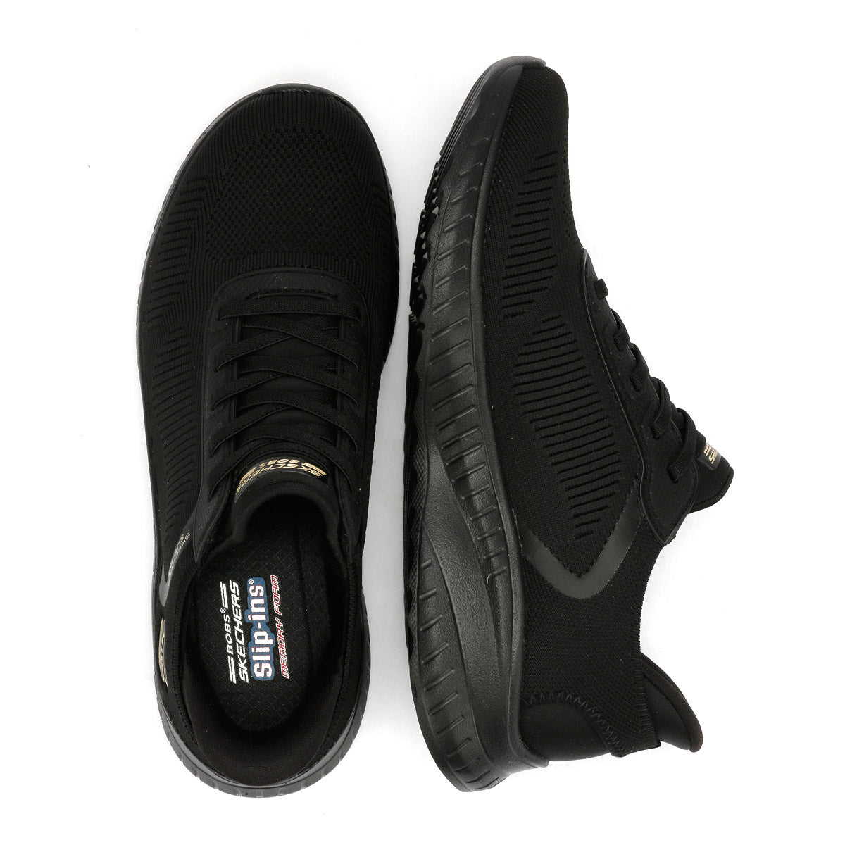 Skechers BOBS Squad Chaos Baskets Noires Pour Femmes
