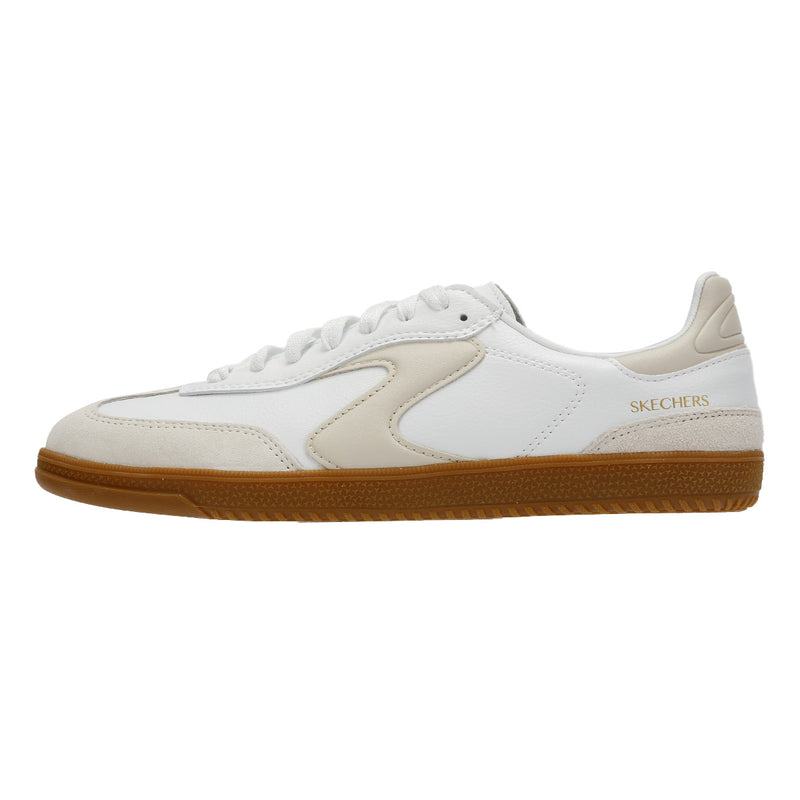 Skechers Hotshot Kickoff Baskets Blanches En Cuir Pour Femmes