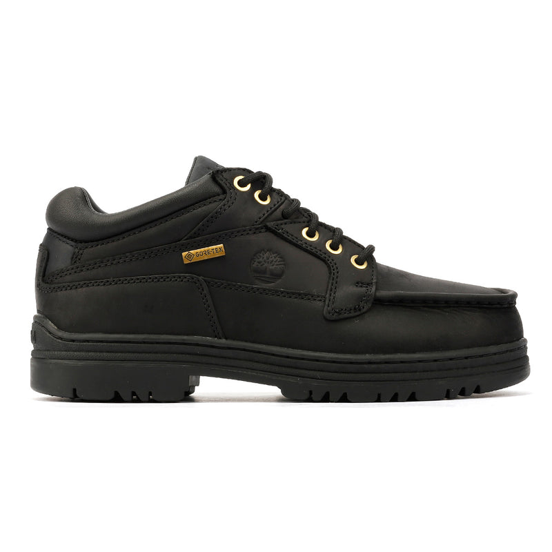 Timberland Heritage Mid Lace Gore-Tex Bottes Noires En Cuir Pour Hommes
