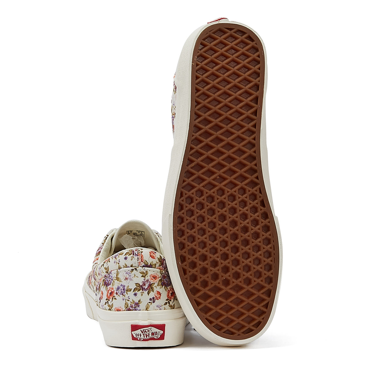 Vans Era Vintage Womens Floral White Trainers