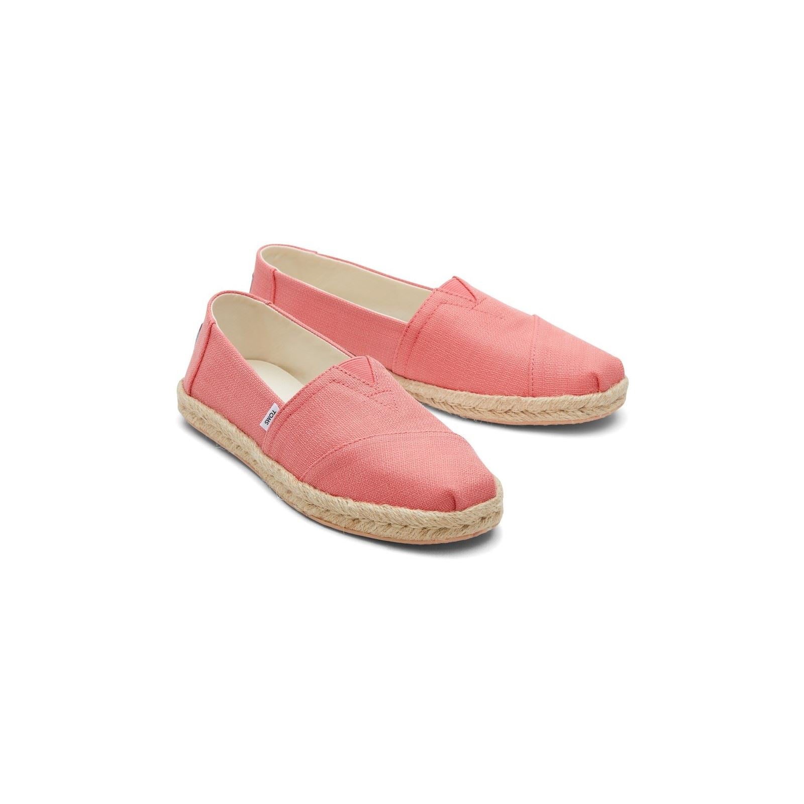 TOMS Alpargata Rope Espadrilles En Lyocell Pour Femme De Couleur Pêche