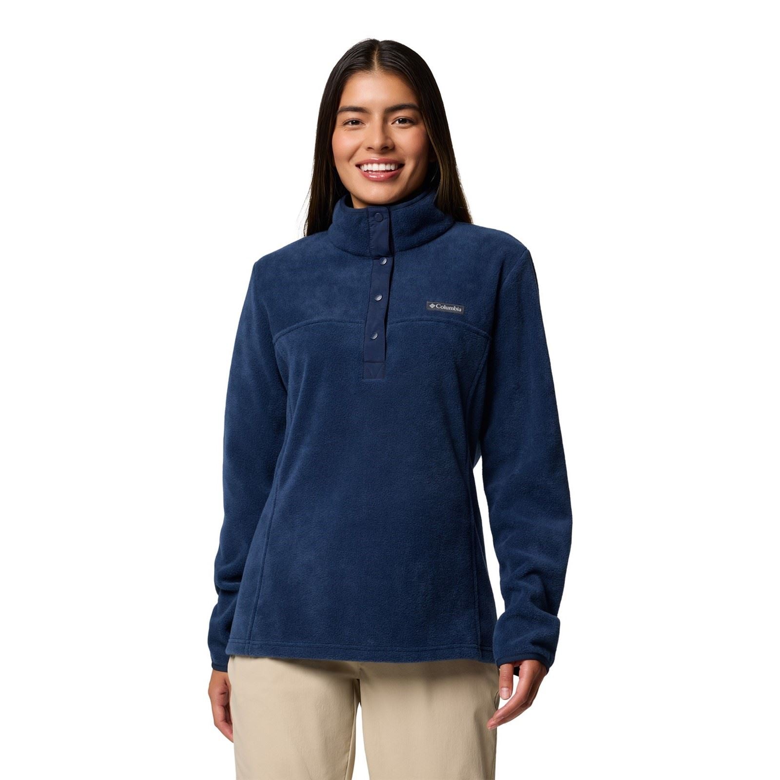 Columbia Benton Springs 1/2 Snap Pull Over II Pull-Over Bleu En Polyester Pour Femmes