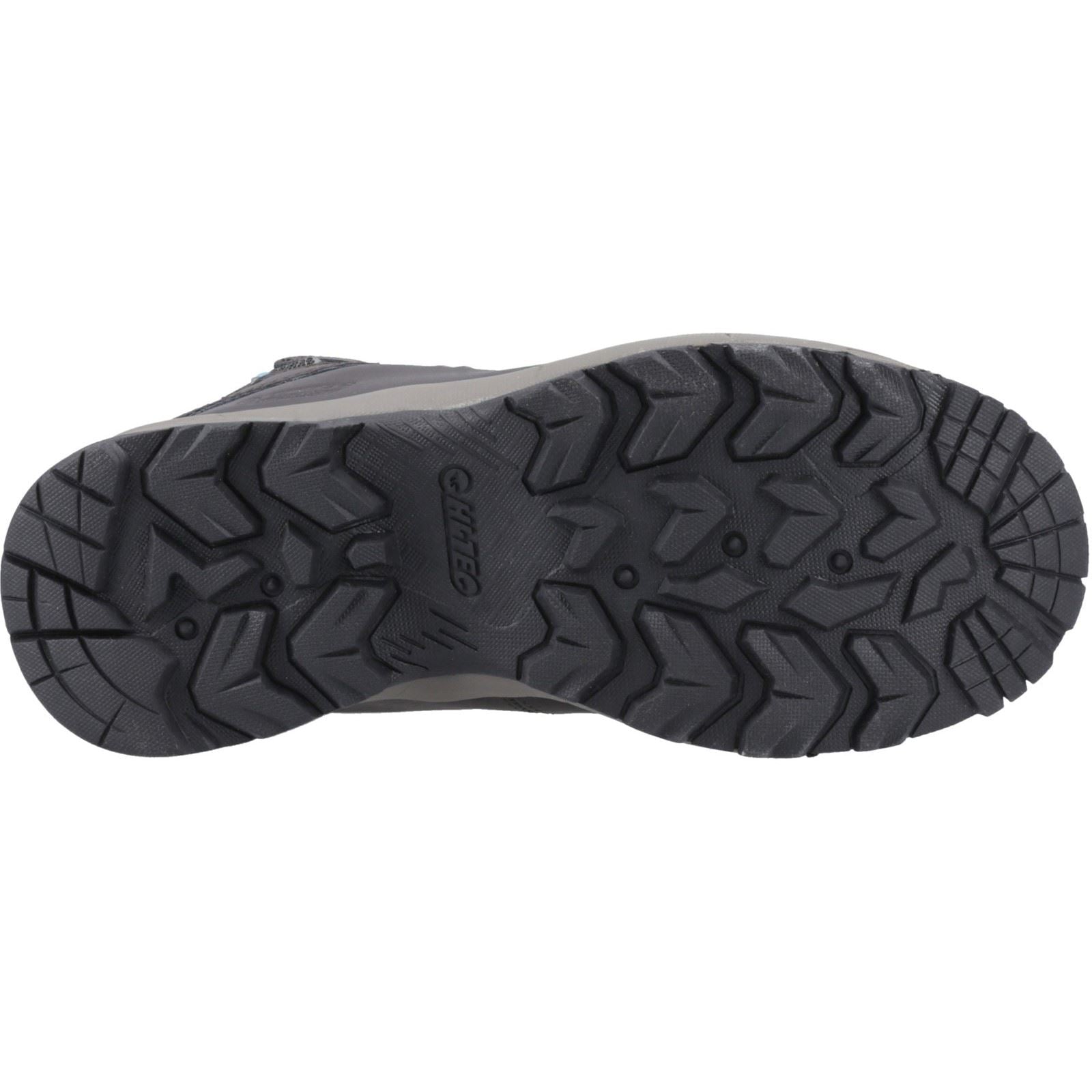 Hi-Tec Eurotrek Lite Waterproof Bottes De Randonnée En Simili Cuir Pour Femme De Couleur Chocolat Foncé