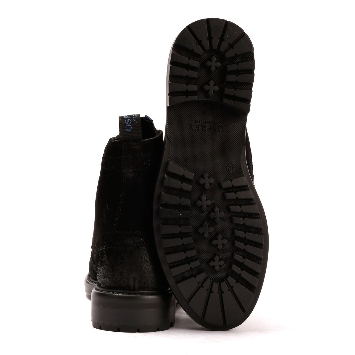 Osprey London The Professor Bottes Noires Pour Hommes En Suède