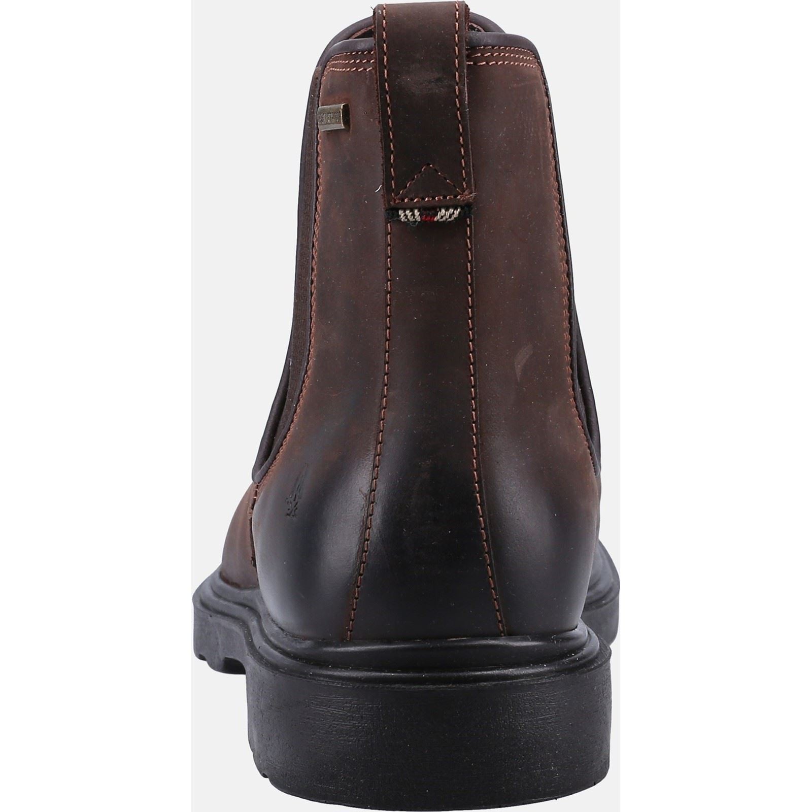 Hush Puppies Preston Chelsea Bottes En Cuir Marron Pour Hommes