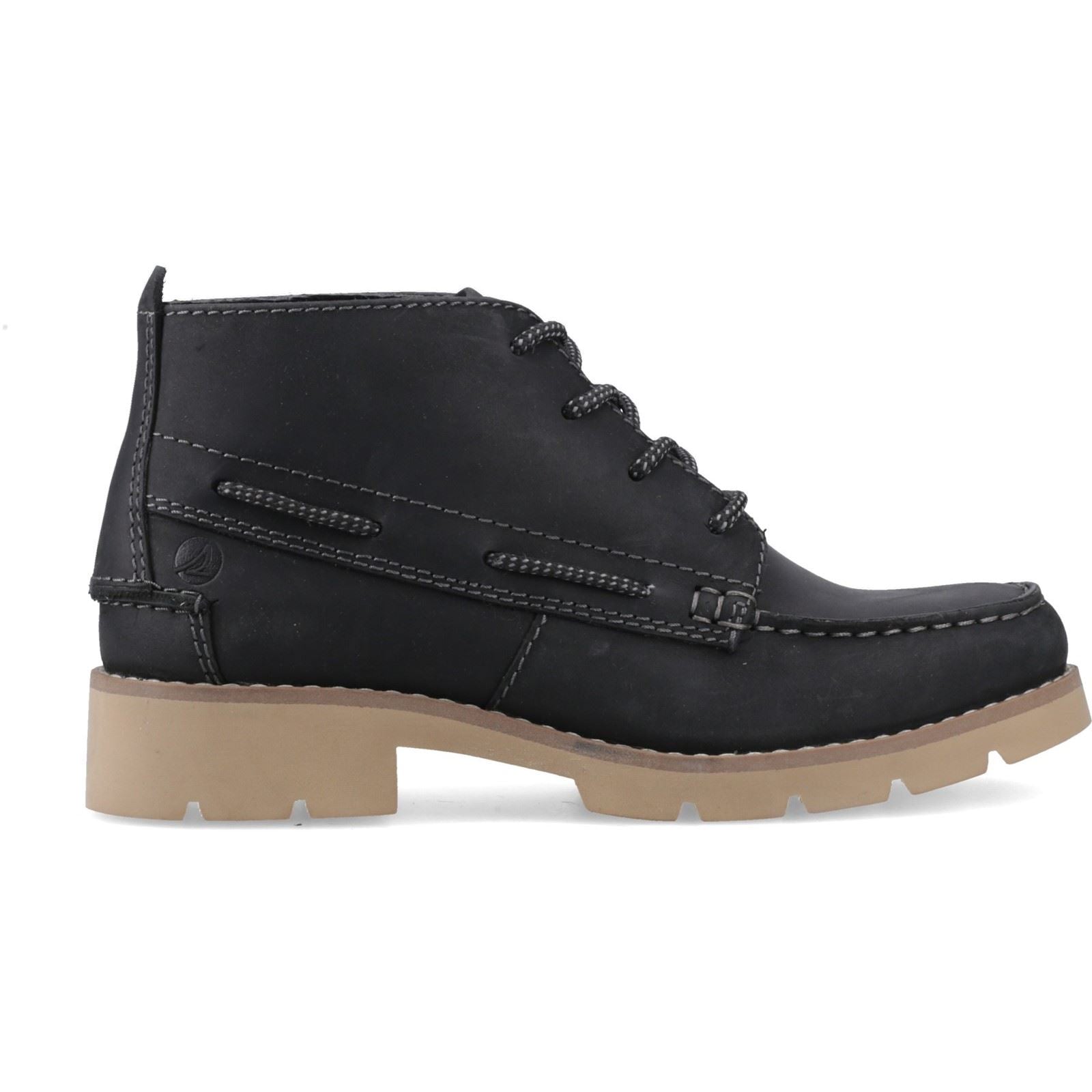 Sperry Savanna Bottes En Cuir Noires Pour Femmes