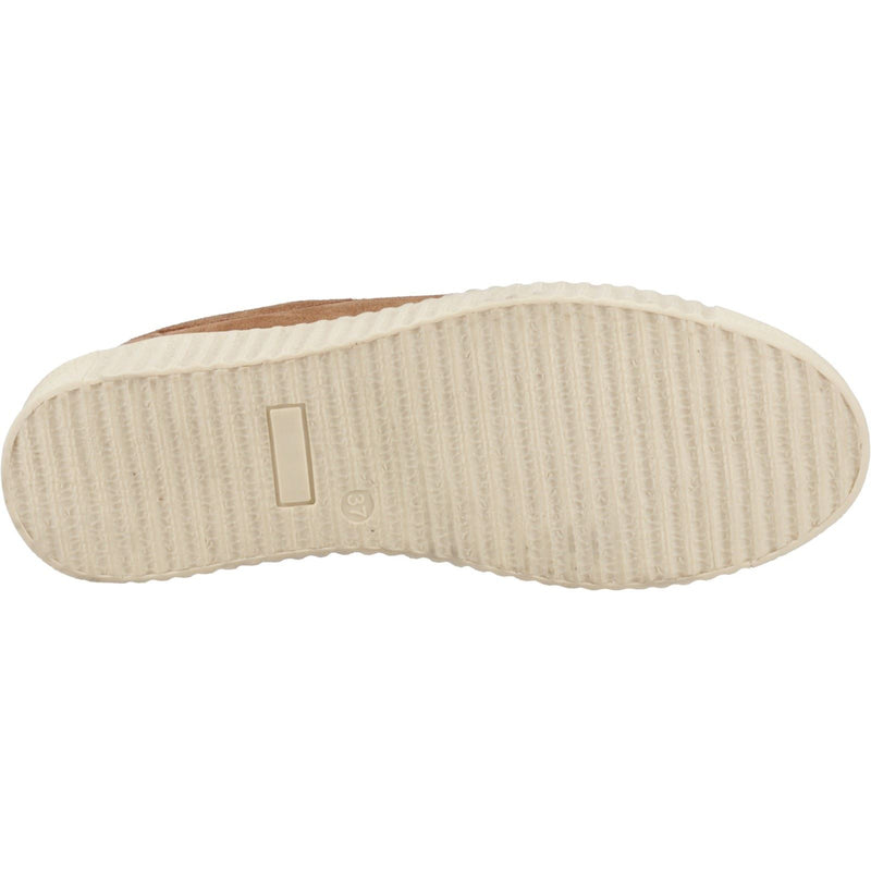 Hush Puppies Tamsin Chaussures De Sport Pour Femmes En Suède Couleur Beige