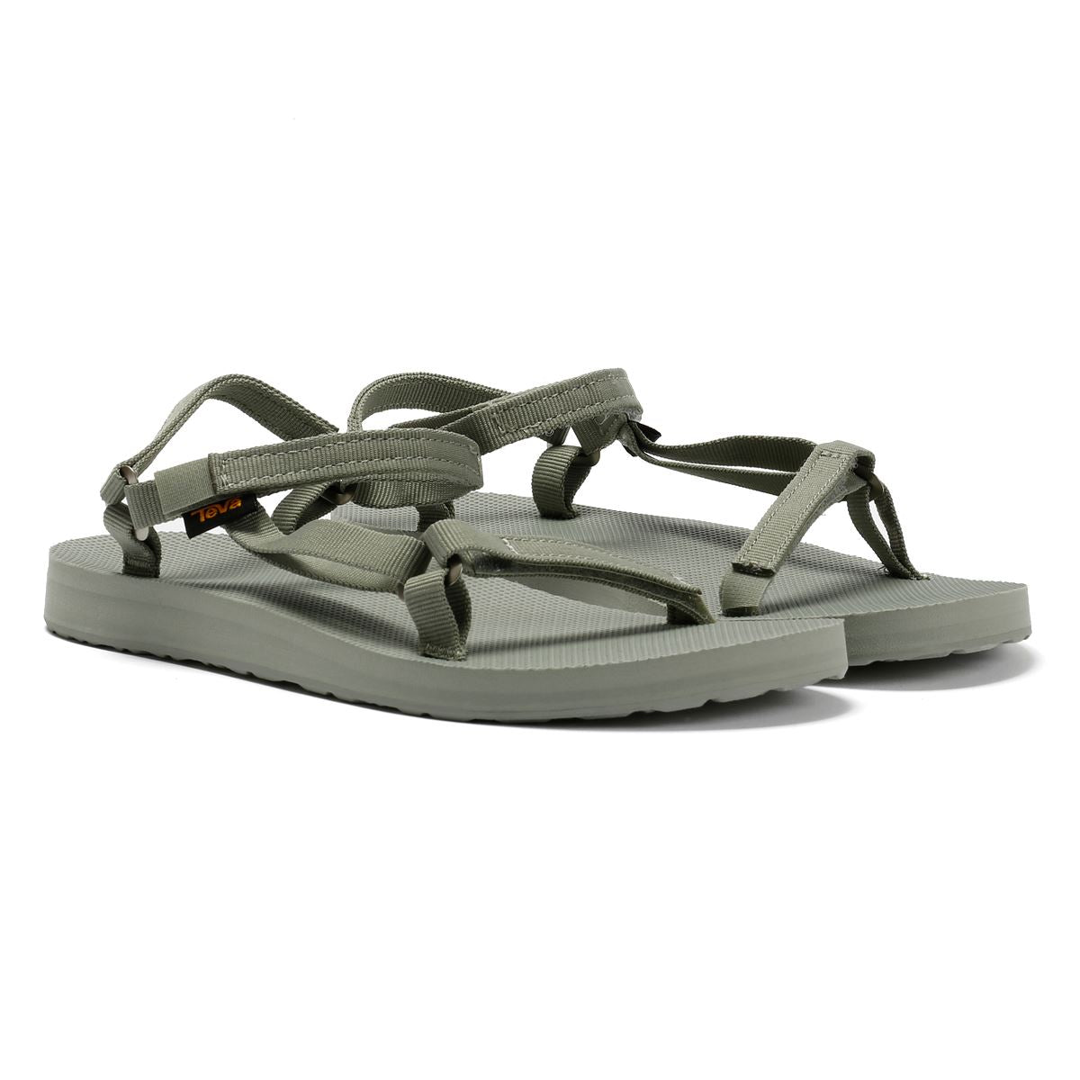 Teva Original Universal Slim Sandales Vertes Pour Femmes