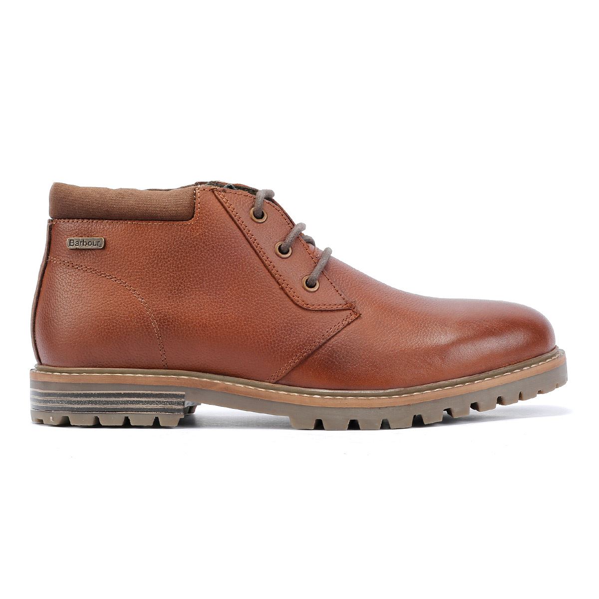Barbour Boulder Bottes Hommes En Cuir Marron