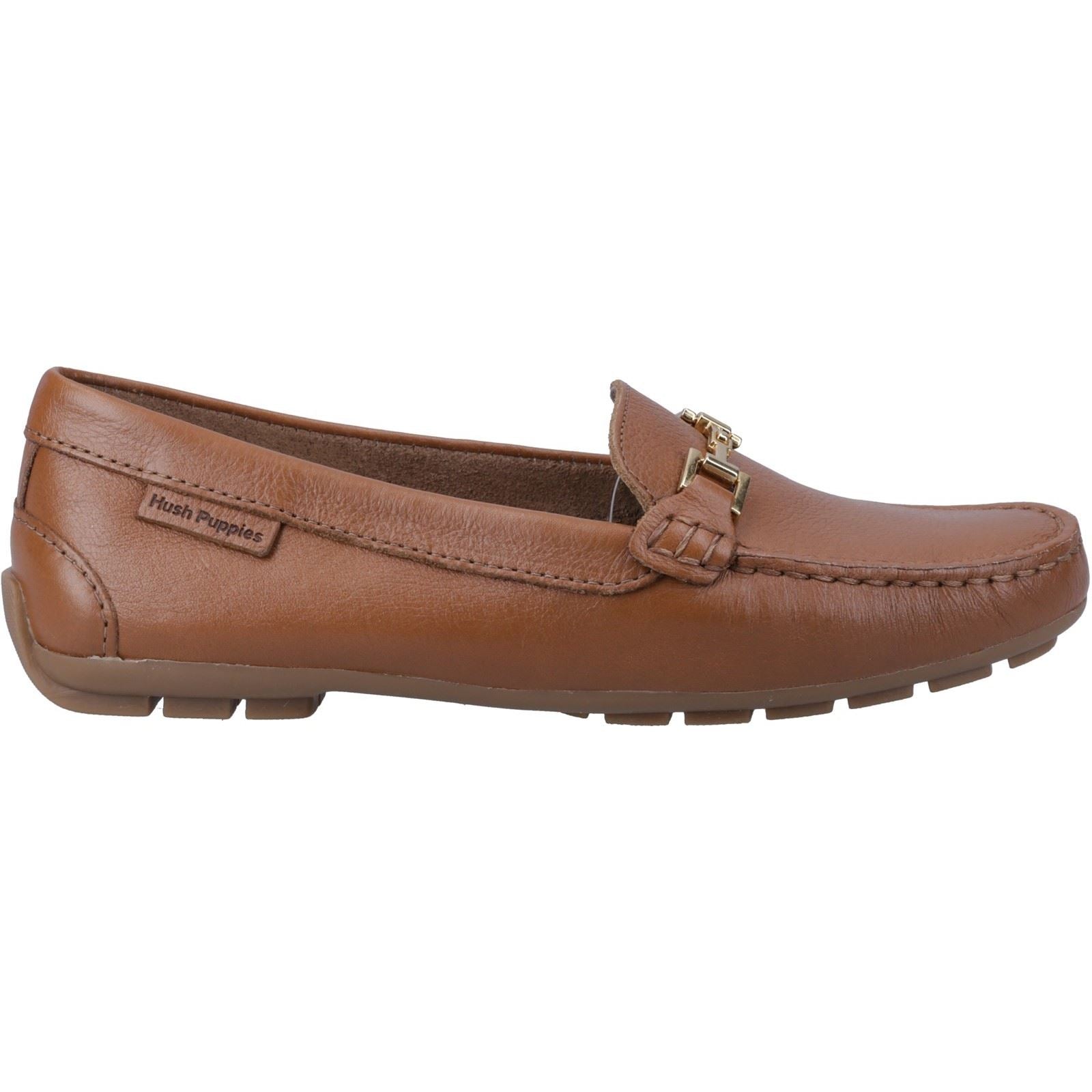 Hush Puppies Eleanor Mocassins En Cuir Pour Femme Couleur Marron Clair