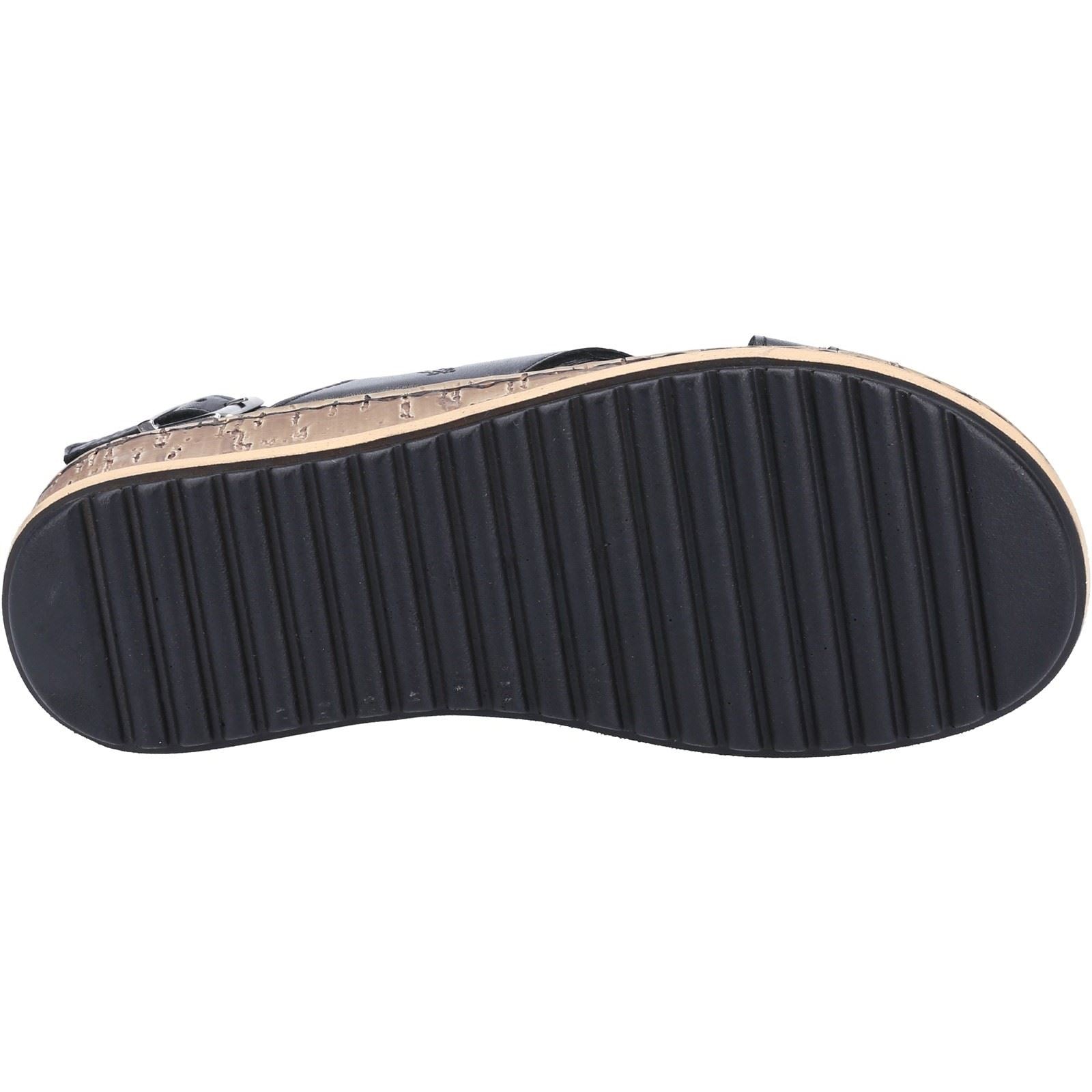 Hush Puppies Elena Escarpins Compensés Noirs Pour Femmes En Cuir