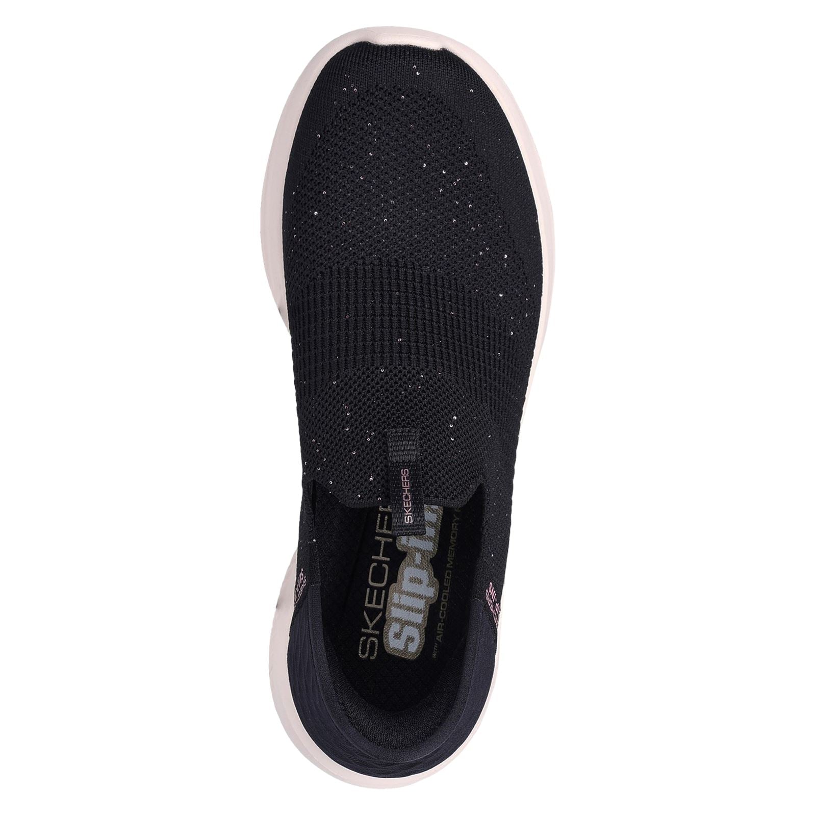 Skechers Ultra Flex 3.0 Sneakers Pour Femmes En Textile Noir/Or Rose