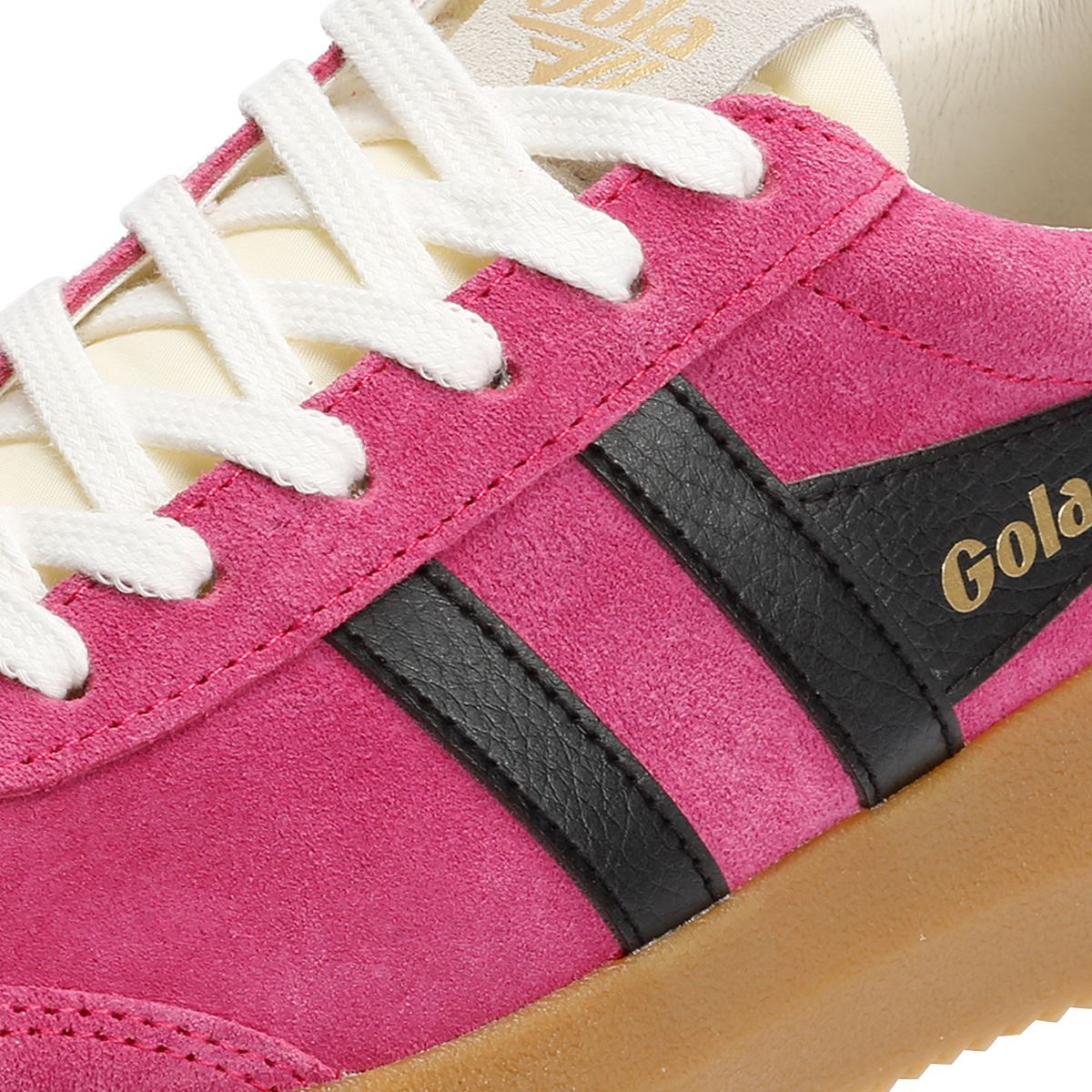 Gola Athena Baskets Roses Pour Femmes Suede