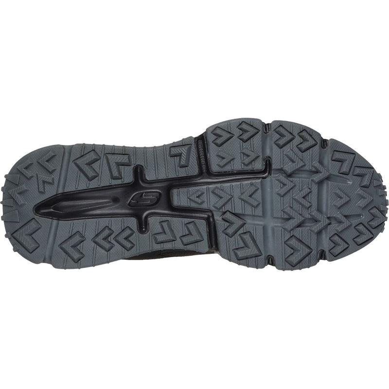 Skechers Skech-Air Sleek Envoy Bottes De Randonnée Noires Pour Homme En Cuir