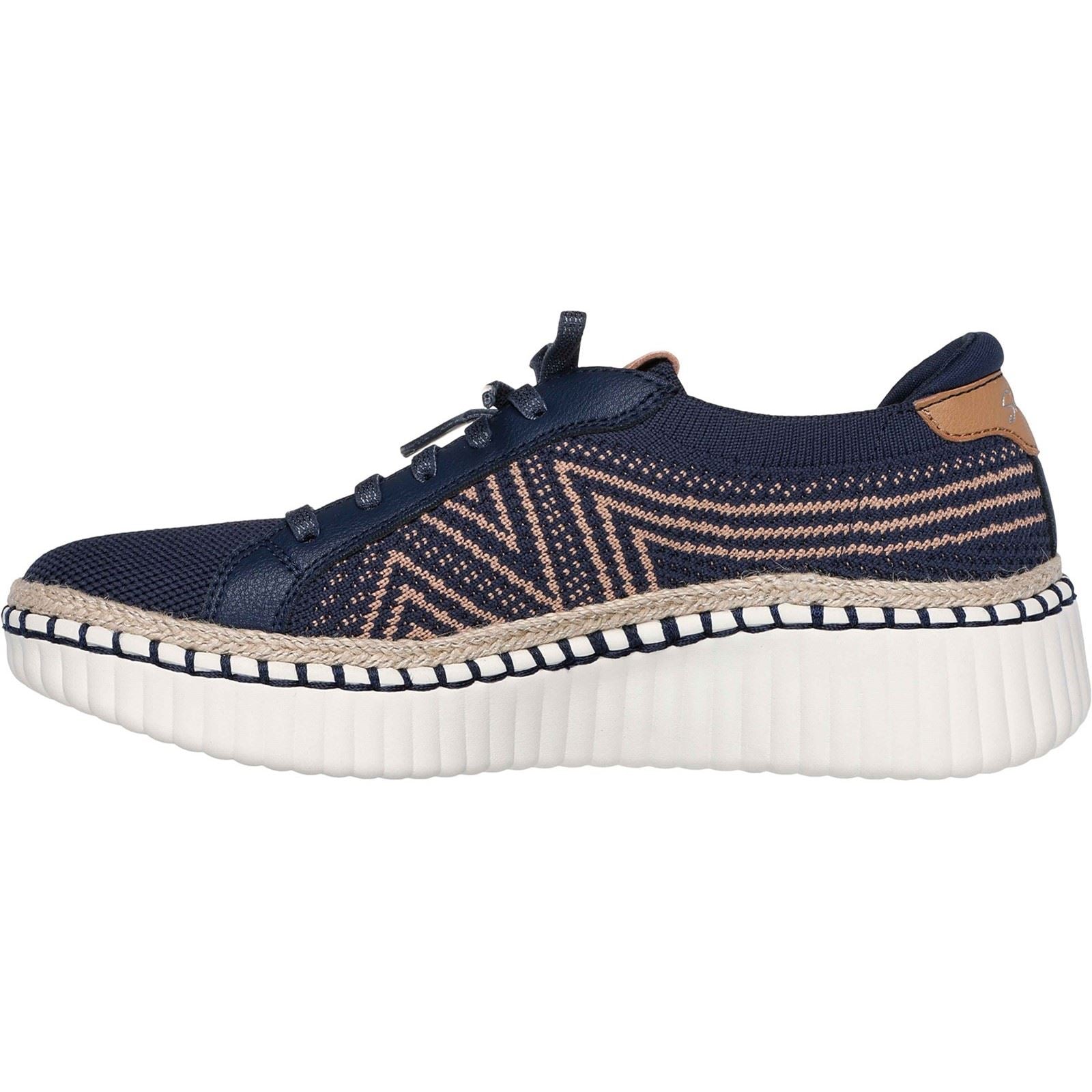 Skechers Wilshire Blvd - Bellevue Baskets Femmes En Textile Navy