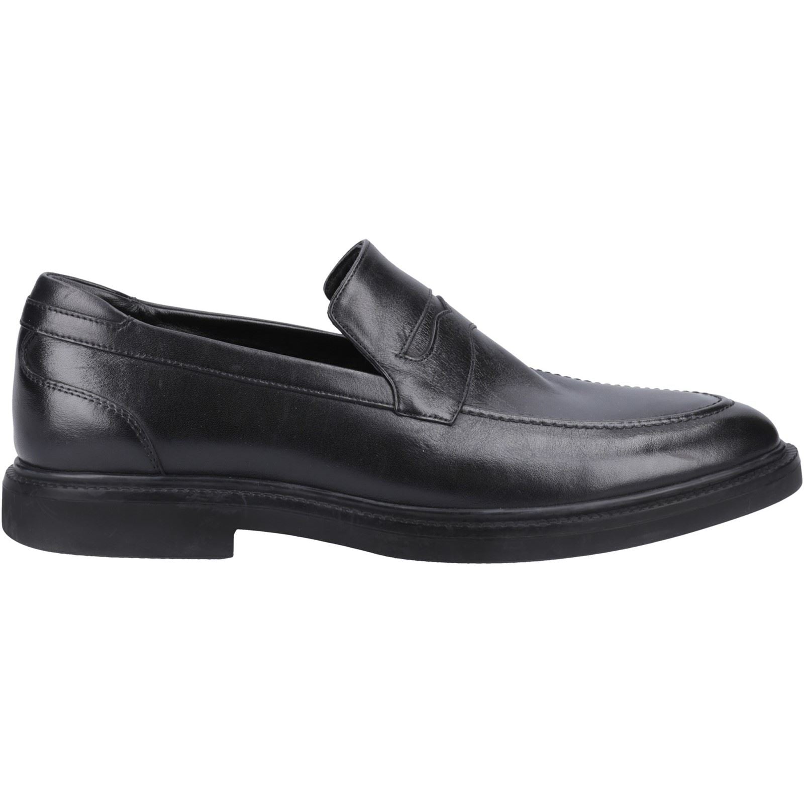 Hush Puppies Knox Mocassins Noirs En Cuir Pour Hommes