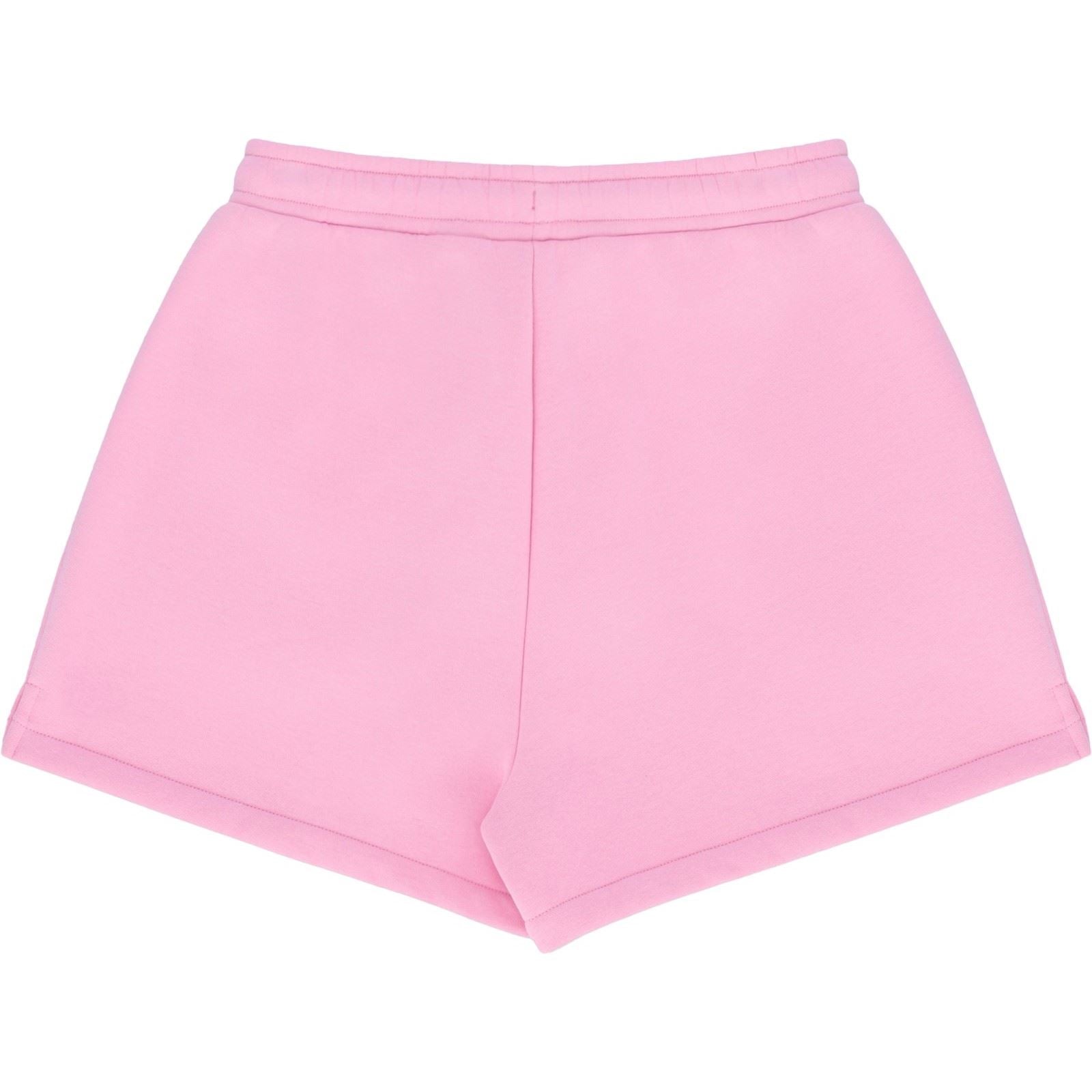 Hunter Lunan Shorts En Coton Pour Femmes, Rose, Mi-Longueur