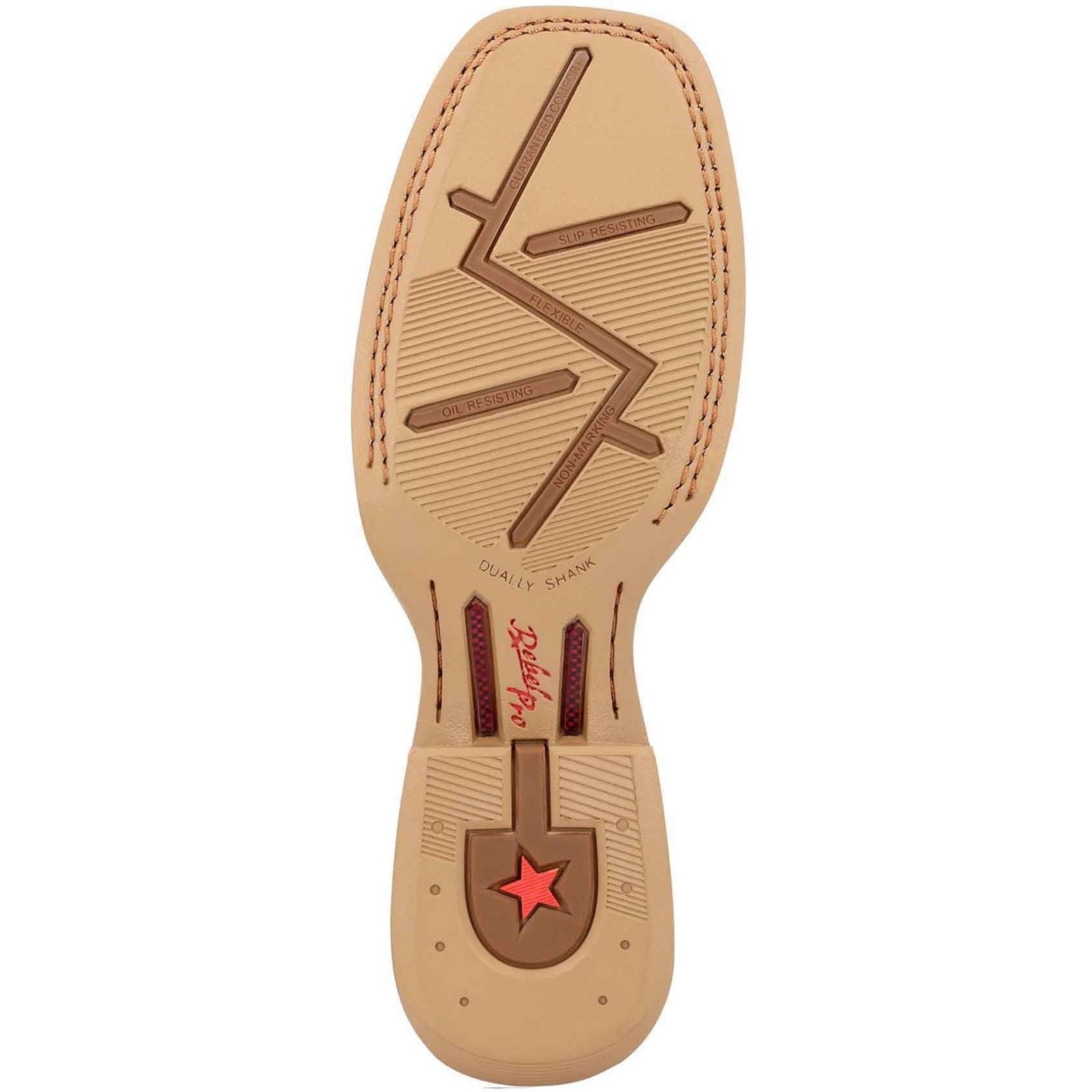 Durango Rebel Pro Bottes En Cuir Pour Hommes Usées Marron/piment Rouge