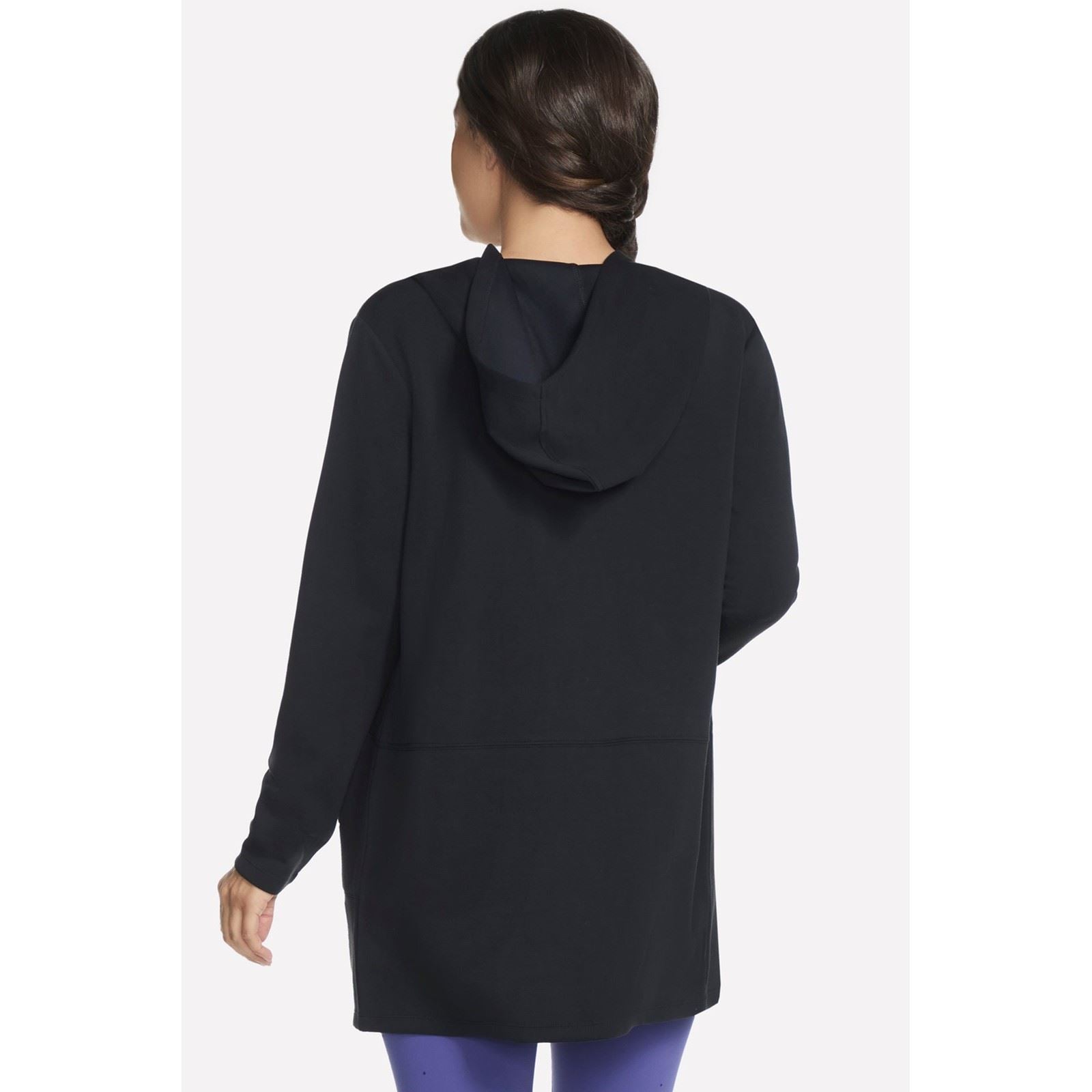 Skechers SKECHLUXE Elevate Restful Hoodigan Cardigans Noirs Pour Femmes