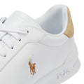 Ralph Lauren Heritage Court Sneakers En Cuir Blanc Pour Homme