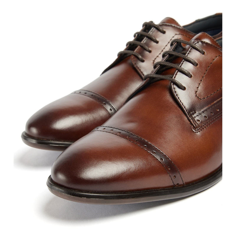 Pod Ralph Chaussures Oxford En Cuir Cognac Pour Hommes