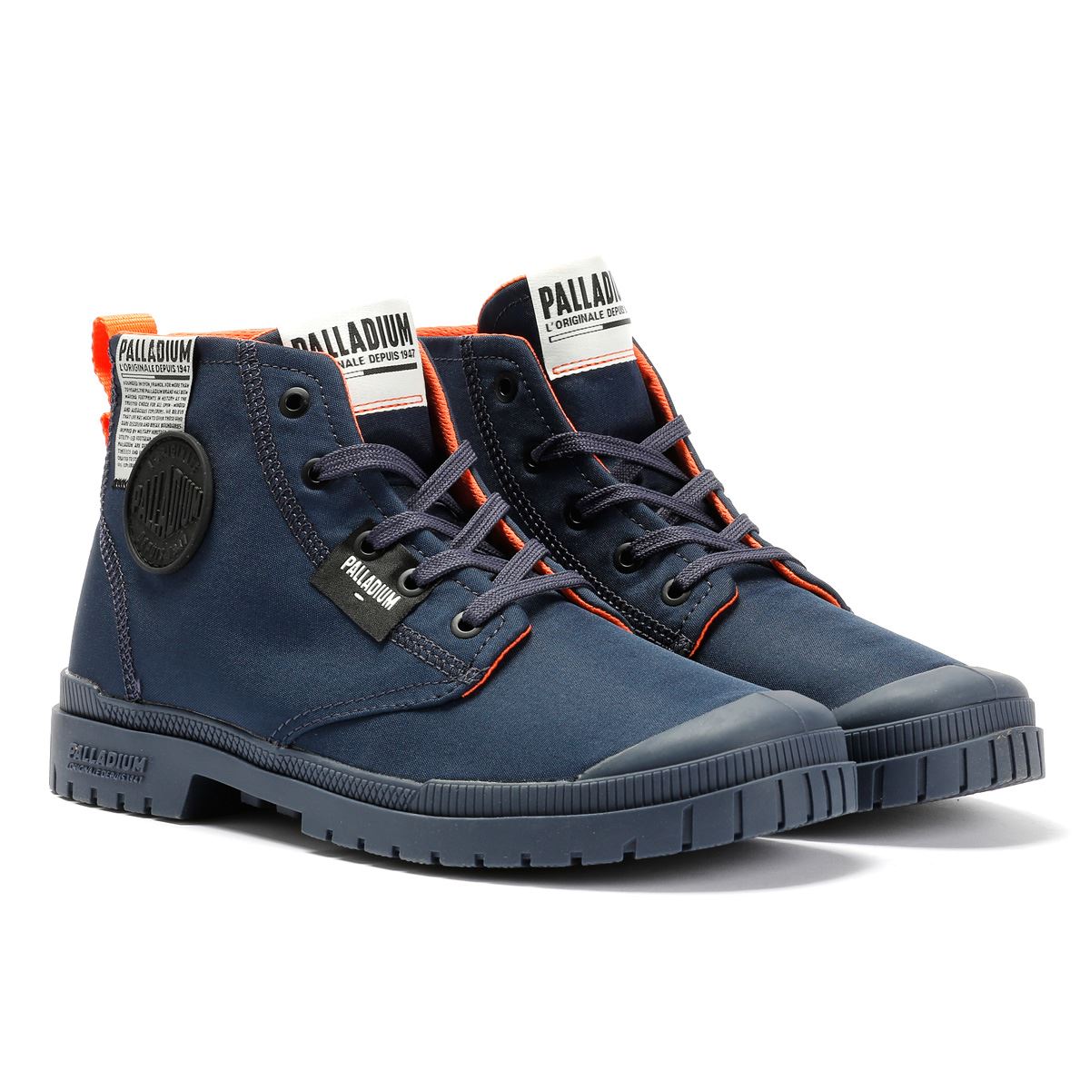Mephisto Pampa SP20 Overlab Bottes Bleues En Coton Pour Hommes