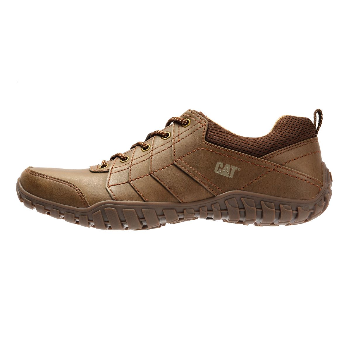 Caterpillar Instruct Chaussures À Lacets Beiges Pour Hommes Suede