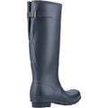 Hunter Original Tall Back Adjustable Bottes En Caoutchouc Bleu Marine Pour Femme