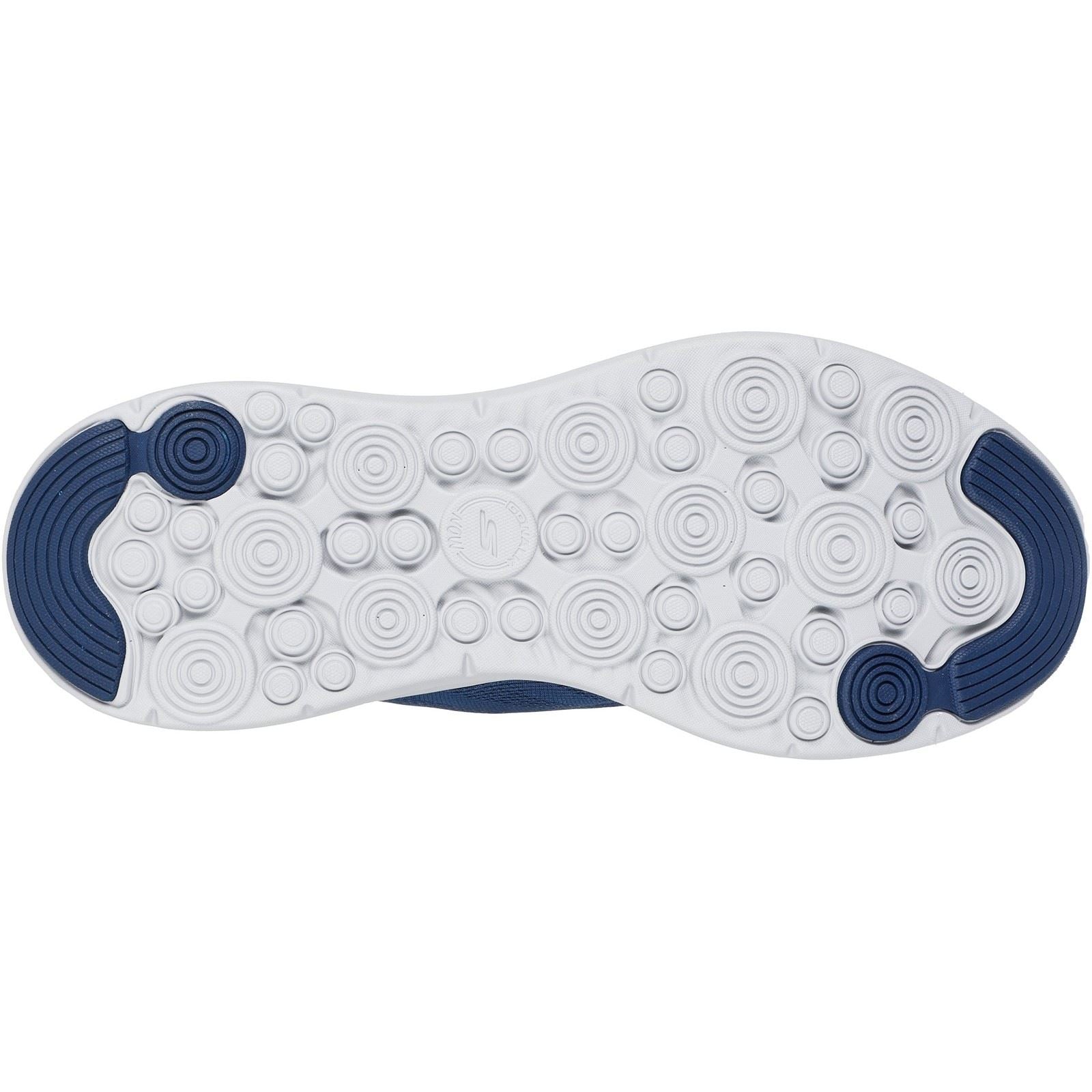 Skechers GO WALK NOW Payton Chaussures De Sport Pour Hommes En Toile Bleu Marine