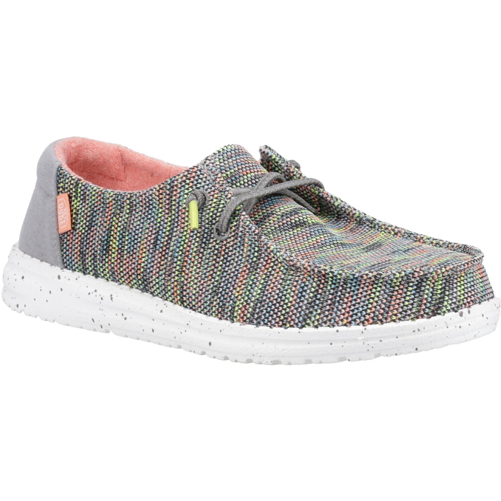 HEYDUDE Wendy Sox Mocassins Rose Paon Pour Femmes