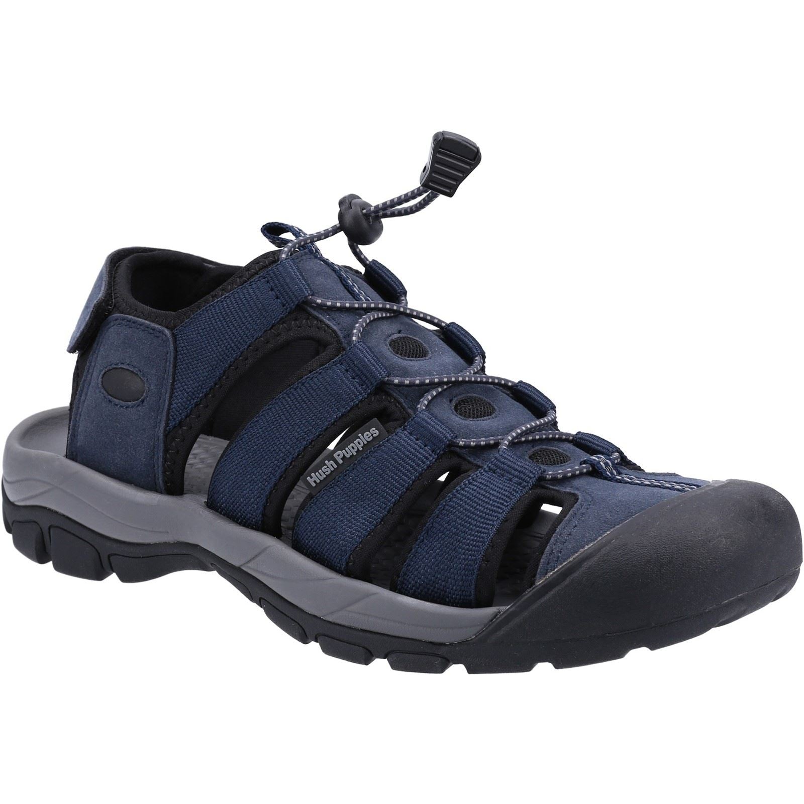 Hush Puppies Peru Sandales Pour Homme En Polyuréthane/Sangle Navy