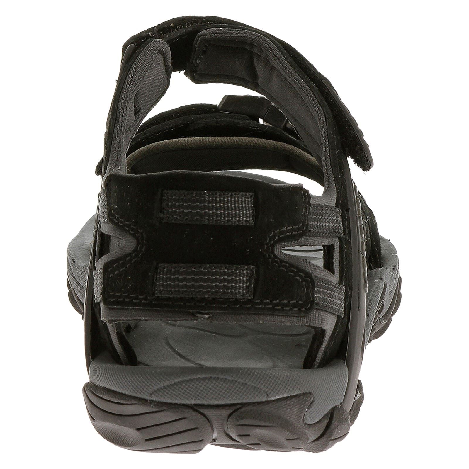 Merrell Kahuna III Sandales Noires Pour Hommes En Suede