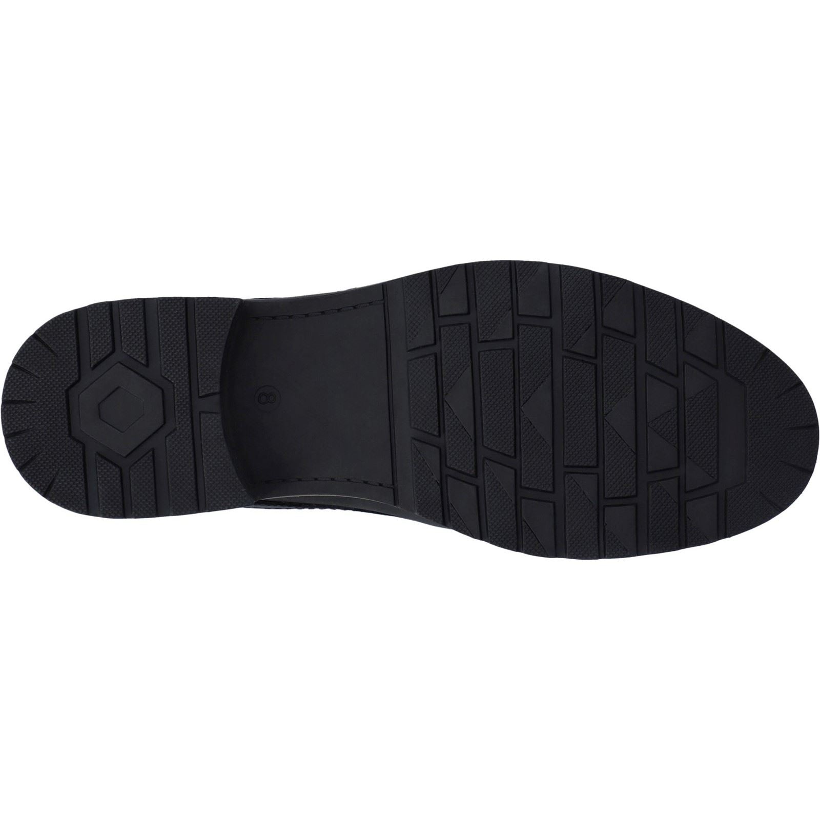 Hunter Jura Chaussures En Cuir Noir À Lacets Pour Hommes