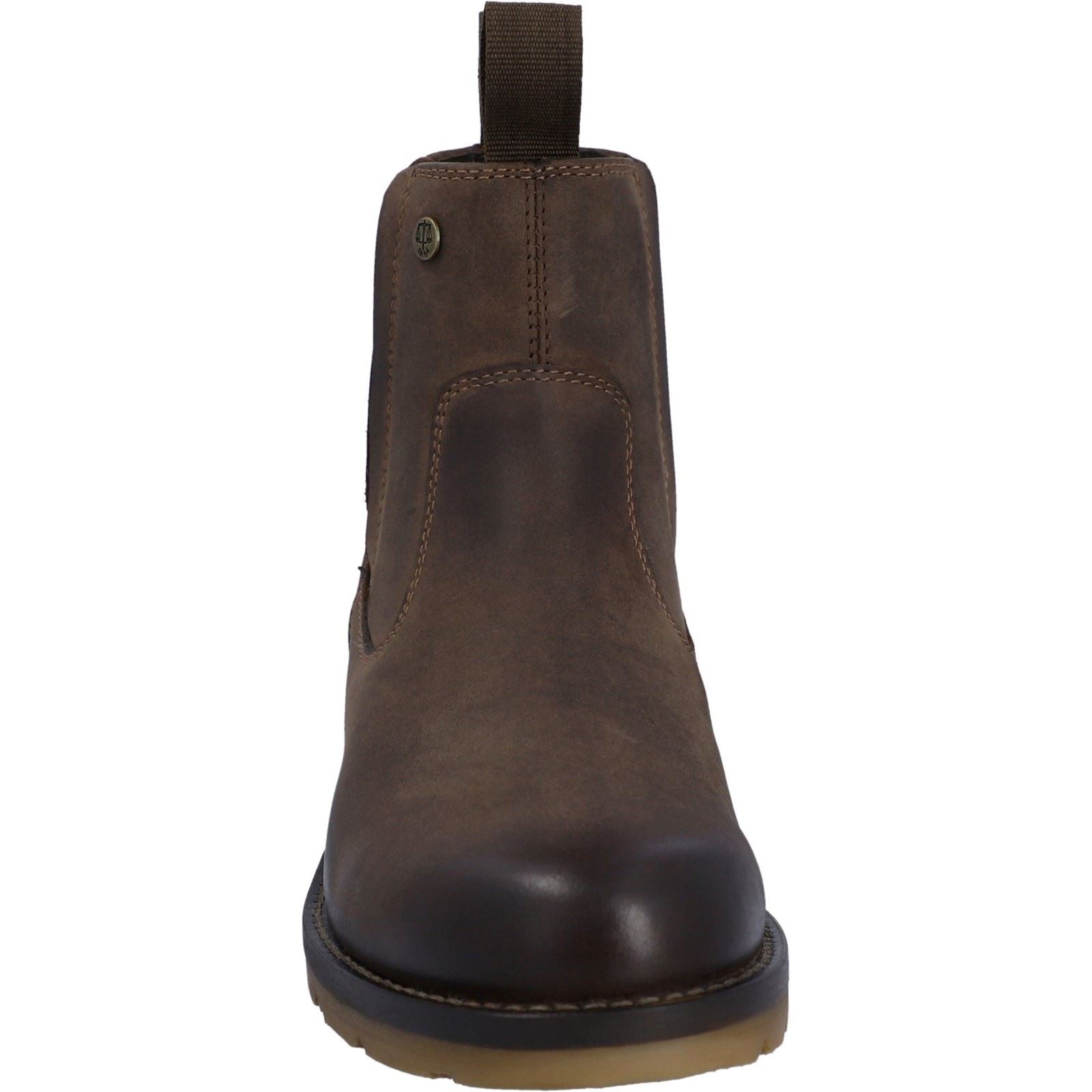 Hunter Iona Bottes Marron En Cuir Pour Femmes