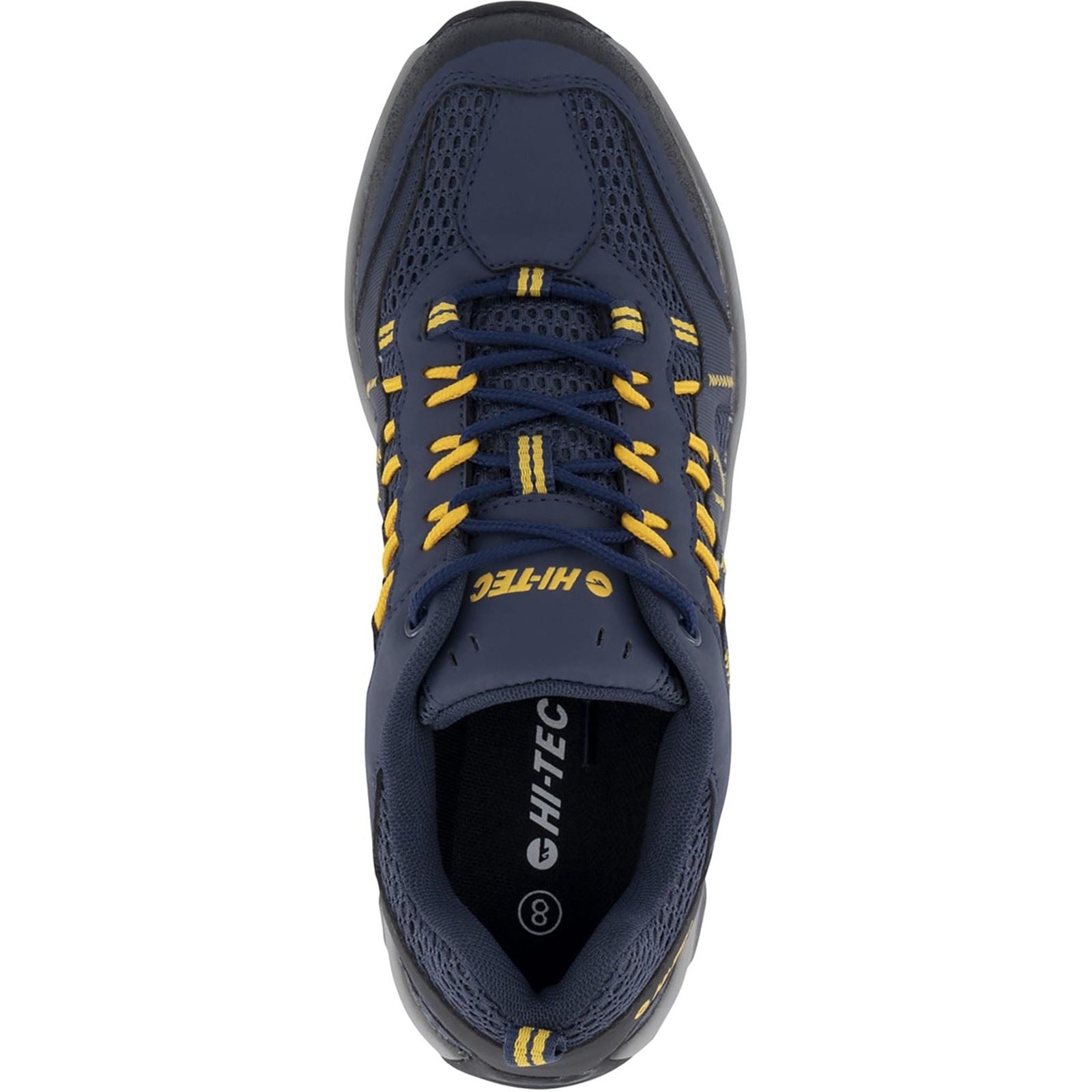 Hi-Tec Jaguar Chaussures De Randonnée Pour Homme En Polyester Bleu Marine/jaune