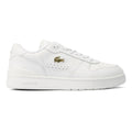 Lacoste T-Clip Baskets Blanches En Cuir Pour Femmes