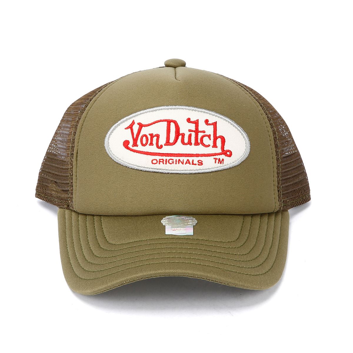 Von Dutch Trucker Tampa Casquettes Kaki En Coton