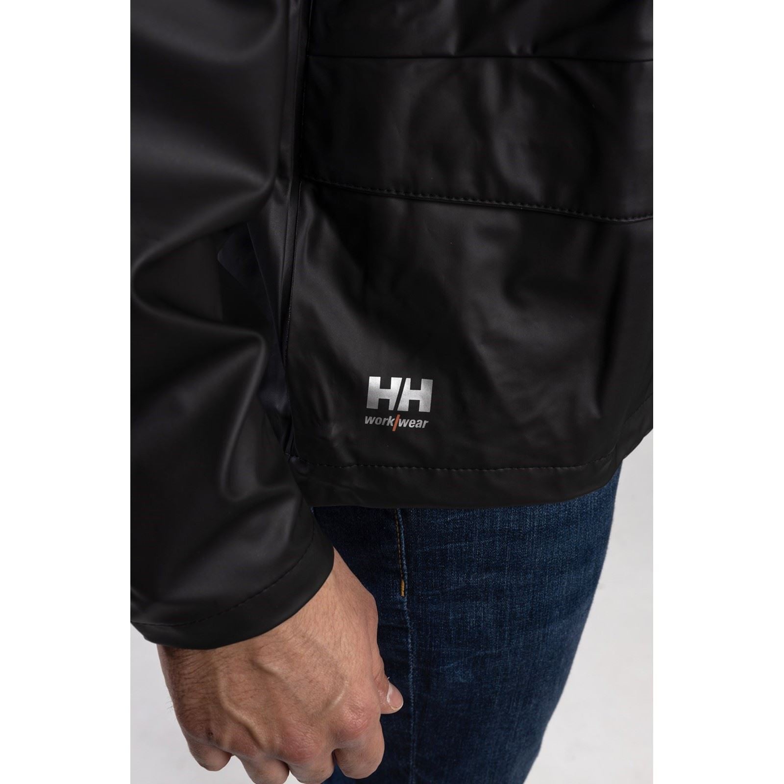 Helly Hansen Workwear Voss Veste De Pluie Noire Unisexe Pour Adultes