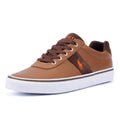 Ralph Lauren Hanford III Baskets En Cuir Marron Pour Hommes