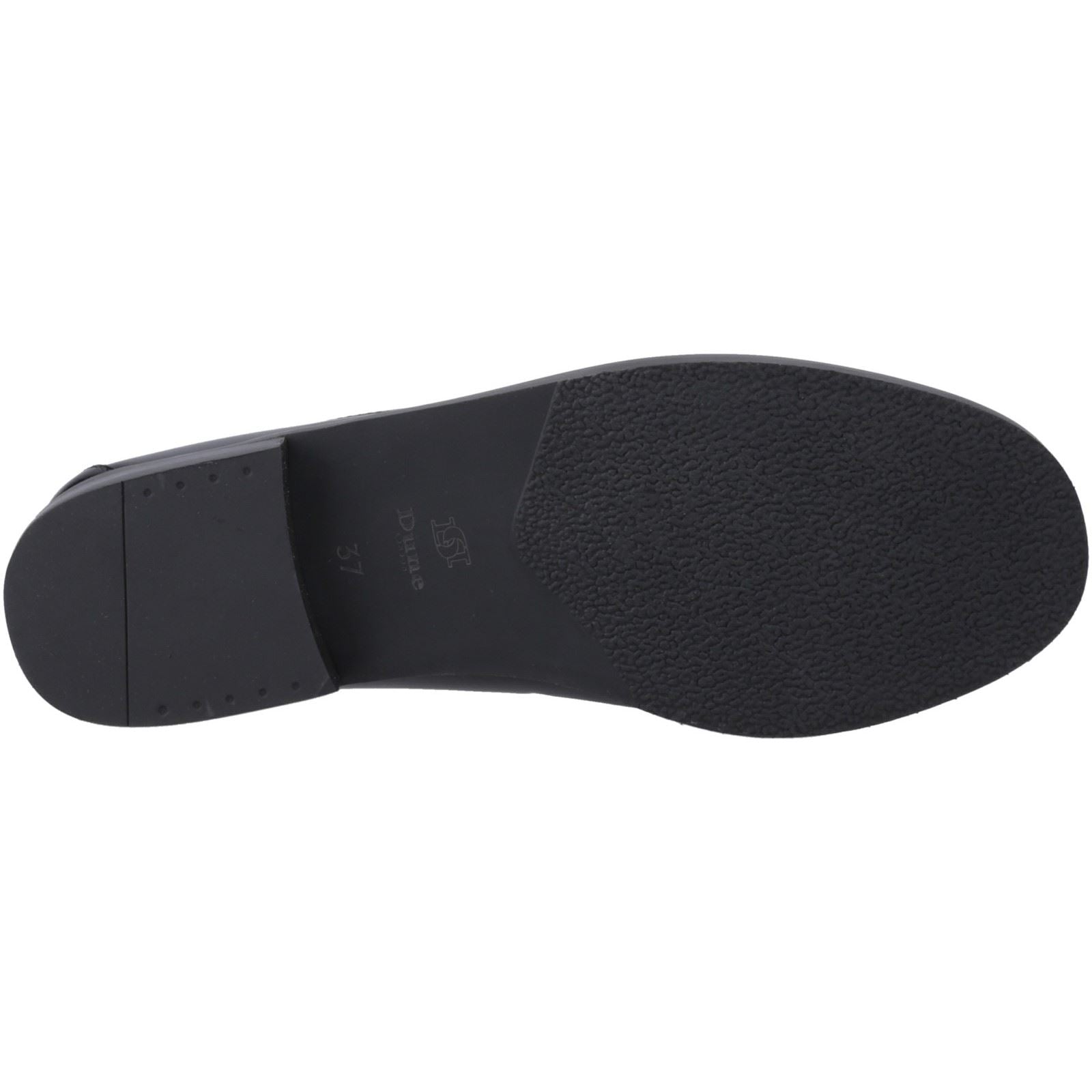 Dune Ginni Chaussures Noires En Cuir Pour Femme