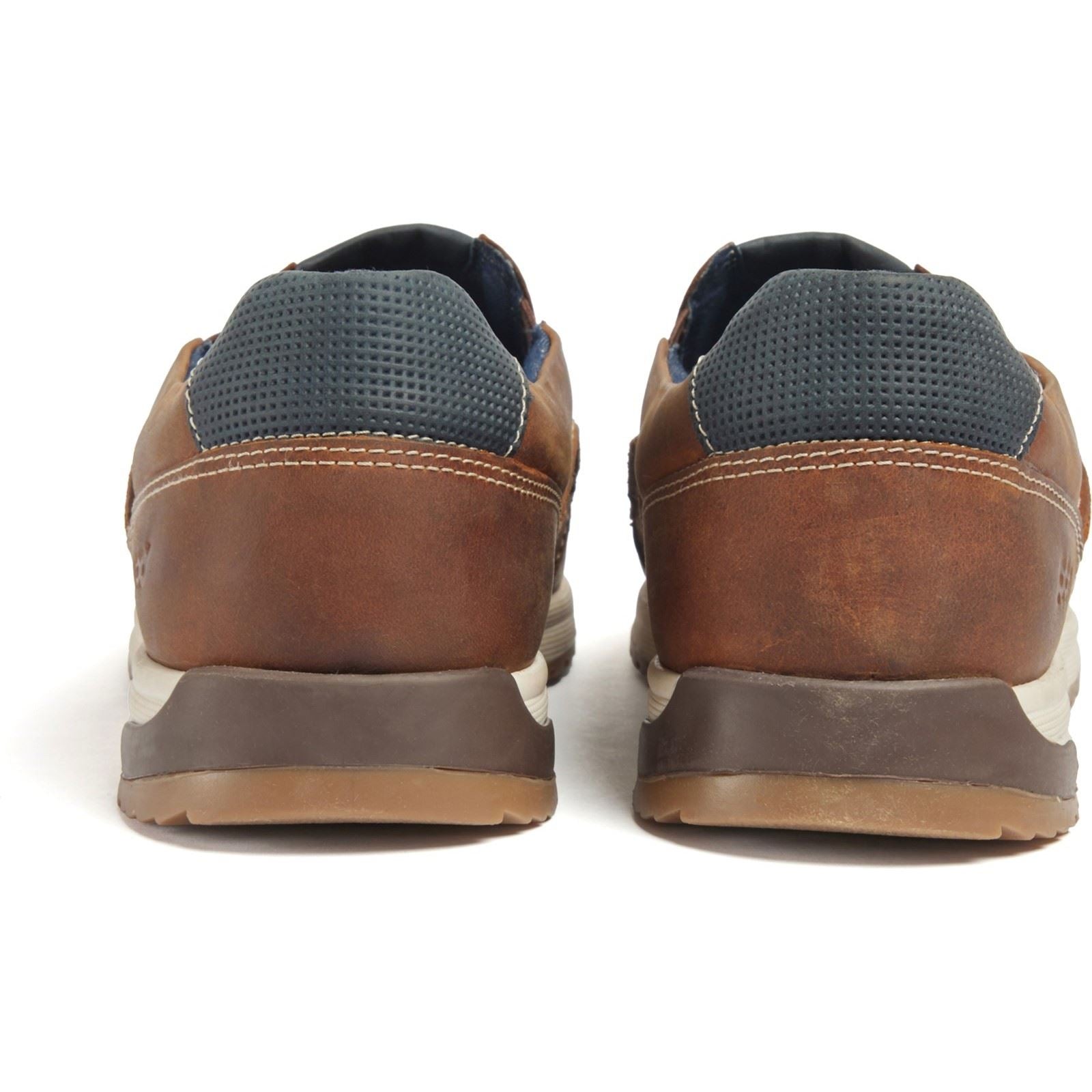 Pod Sean Chaussures Bateau En Cuir Pour Hommes Couleur Tan