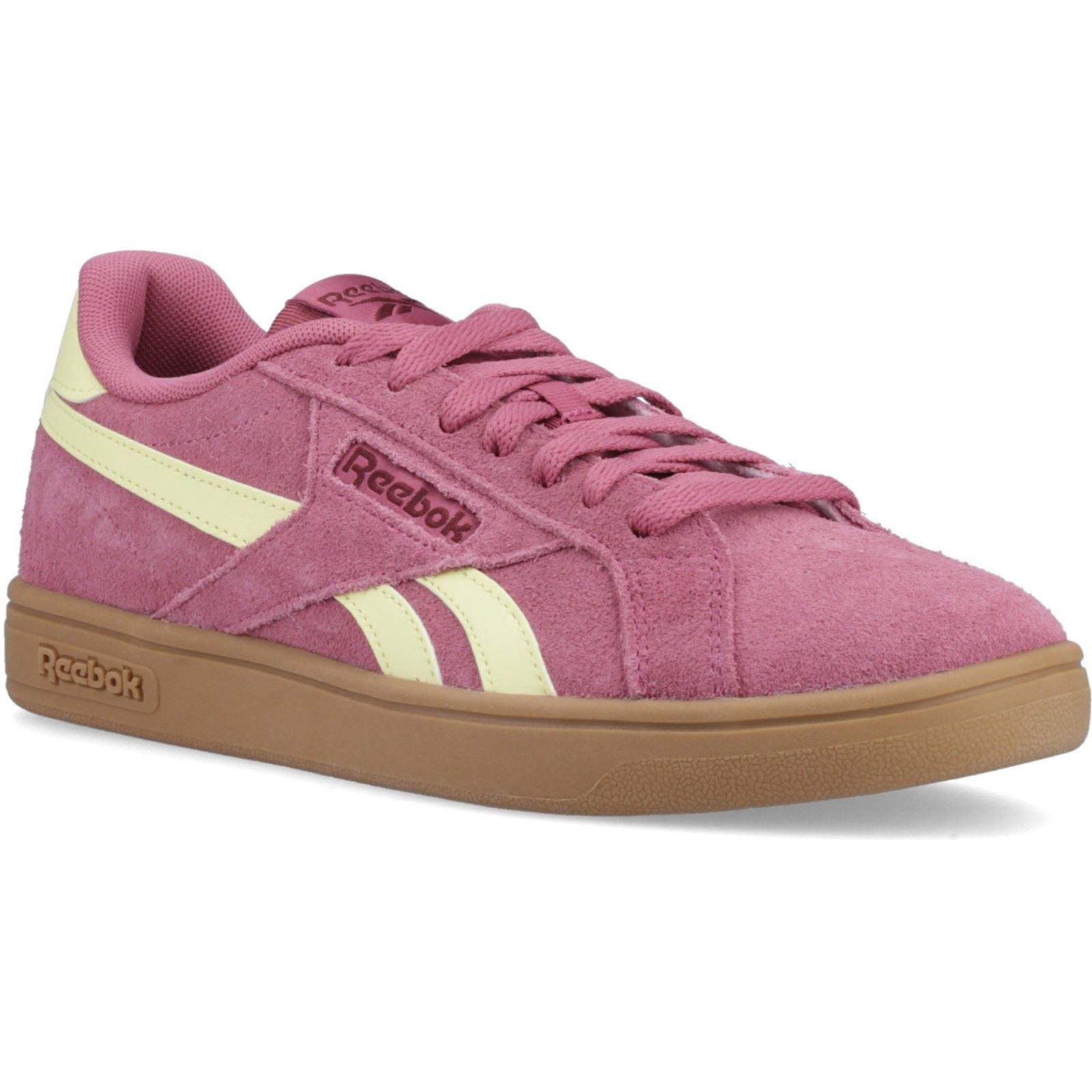Reebok Court Retro Baskets Textile Femme Studiopink/Yel/Haze/Blkcherry